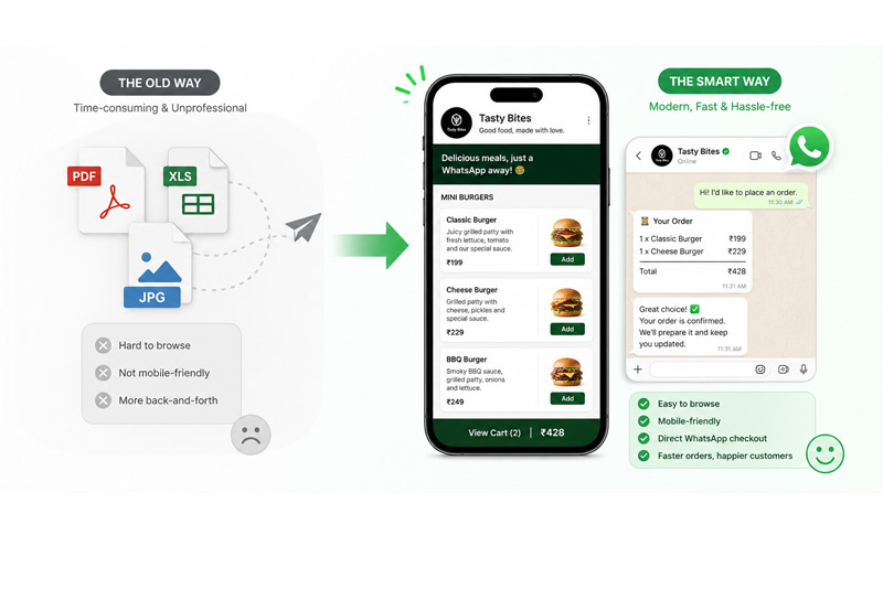 Digital Menu Mobile Preview